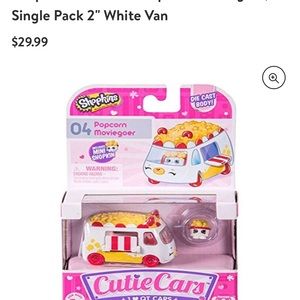Shopkins cuties car popcorn moviegoer